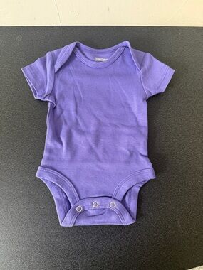 Hanes Purple Baby One-Piece Bodysuit